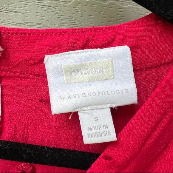 Anthropologie ett:twa Romper Embroidered Pink Women's Size S - Picture 6 of 16